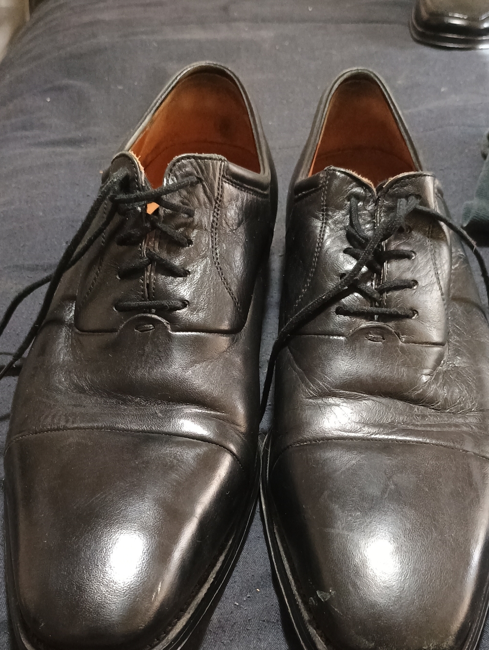 Classic Black Leather Men's Oxford Shoes (234)